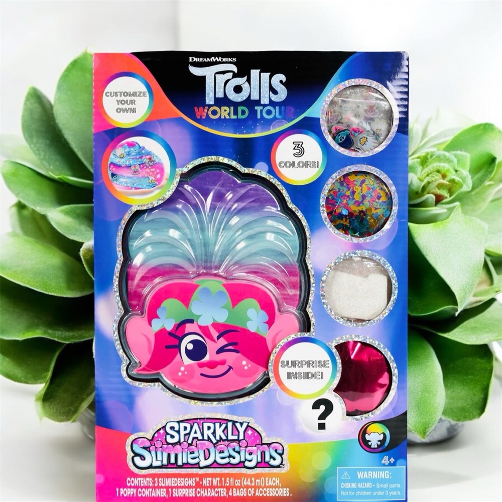 New Trolls Sparkly Slime Design Kit